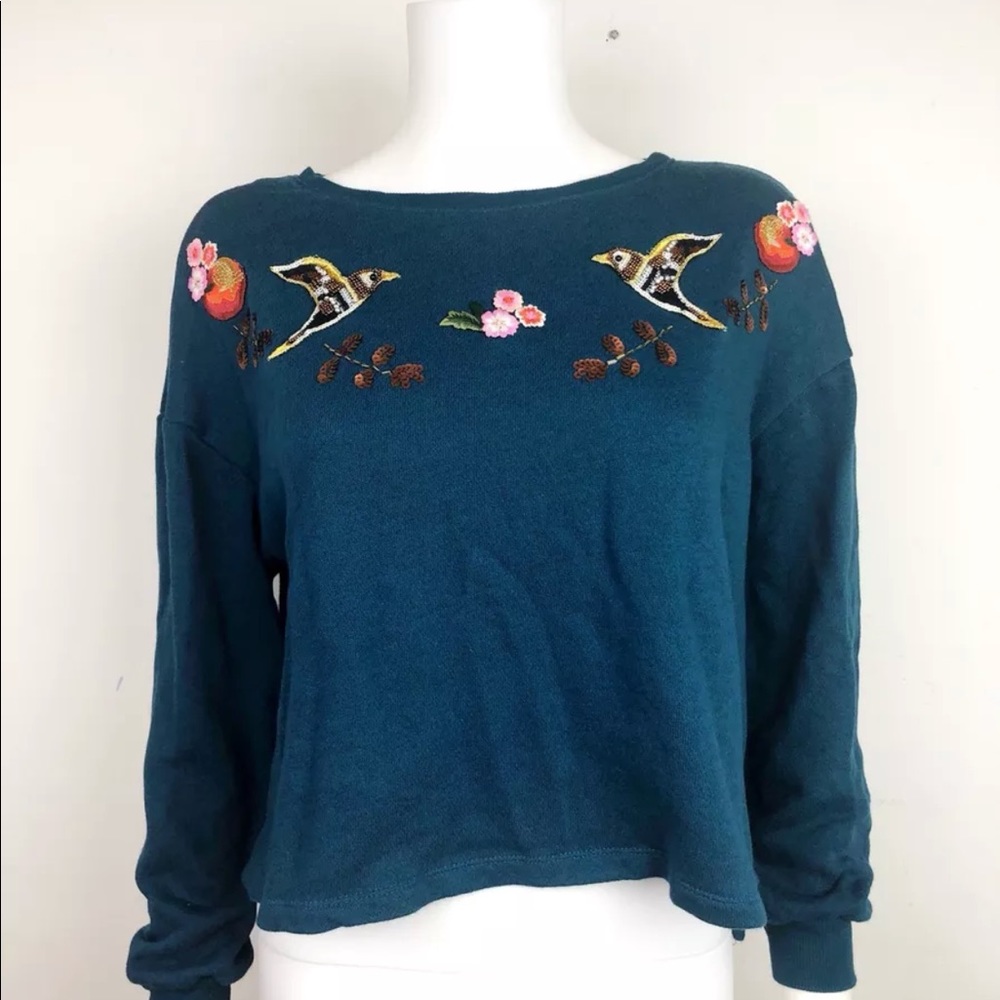 Lauren Conrad Embroidered Disney Snow White Top